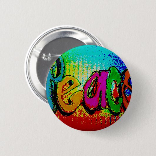 vrede ronde button 5,7 cm (Voorkant /achterkant)