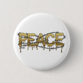 Vrede Ronde Button 5,7 Cm (Voorkant)