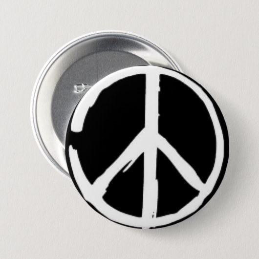 vrede ronde button 7,6 cm (Voorkant /achterkant)