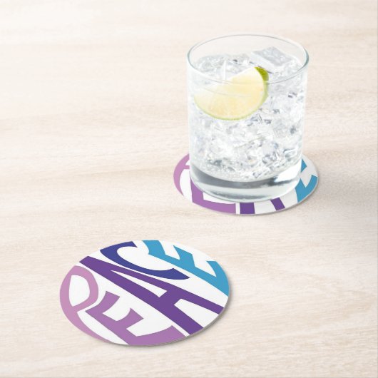 VREDE RONDE KARTONNEN ONDERZETTER (Insitu)