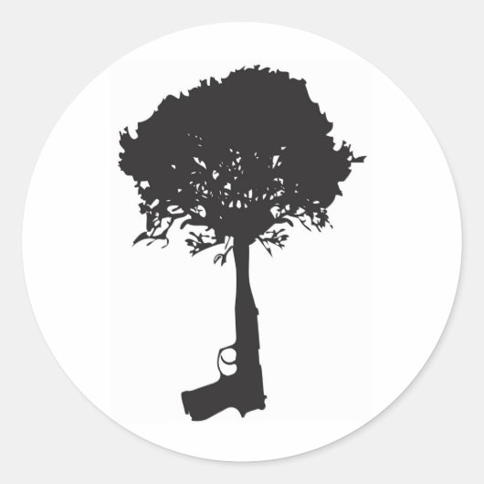 vrede ronde sticker (Voorkant)