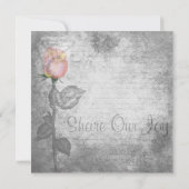  Vrede Roos bruiloft Kaart (Achterkant)
