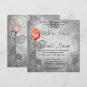  Vrede Roos bruiloft Kaart (Voorkant / Achterkant)