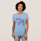 Vrede samenbrengen t-shirt (Voorkant volledig)