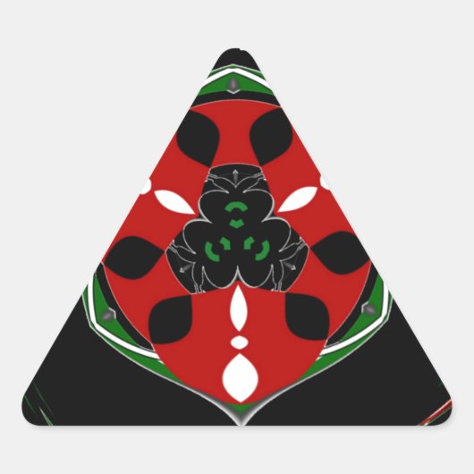 "Vrede: Schild met embleem" Art Print Sticker (Voorkant)