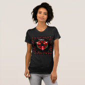 "Vrede: Schild met embleem" Art Print T-shirt (Voorkant volledig)
