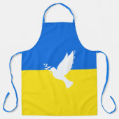 Vrede Schort Oekraïne Vlag - Vredesduif (Voorkant)