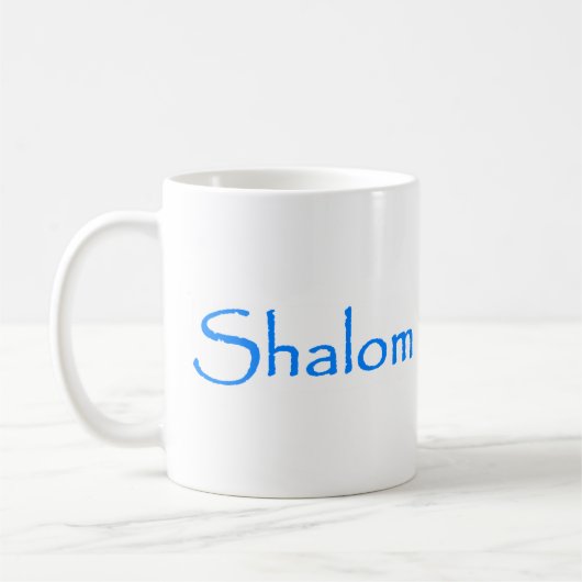 vrede shalom koffiemok (Links)