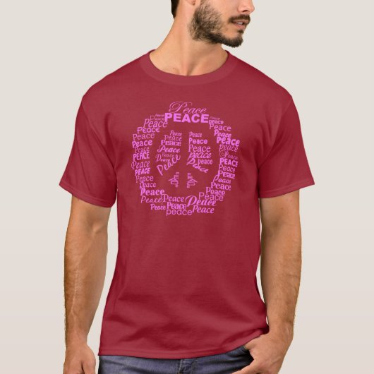 Vrede shirt - kies stijl en kleur (Voorkant)