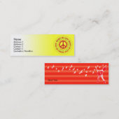 Vrede - Skinny Mini Visitekaartje (Voorkant / Achterkant)