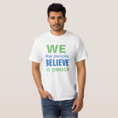 Vrede sorry verkiezing t-shirt (Voorkant volledig)