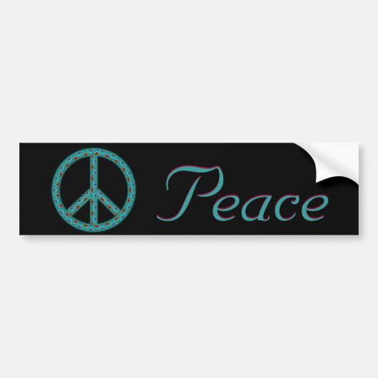 Vrede Southwest Blk2 Bumpersticker (Voorkant)