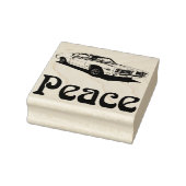 Vrede spier auto 1960s rubberen stempel (Stempel)