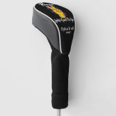 Vrede staat je goed – Positieve Vibes Grafisch Golfheadcover (Schuin)