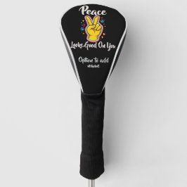 Vrede staat je goed – Positieve Vibes Grafisch Golfheadcover