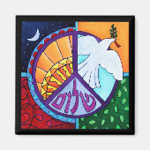 Vrede stijgende magneet (Voorkant)