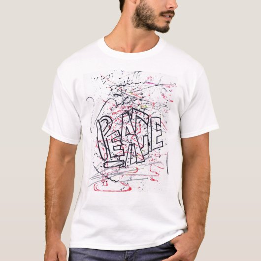 vrede t-shirt (Voorkant)