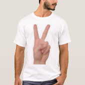 vrede t-shirt (Voorkant)