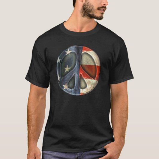 vrede t-shirt (Voorkant)