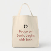 Vrede ter geboorte tote bag (Voorkant)
