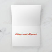 Vrede ter wereld, Drie Personaliseerbare Feestdagen Kaart (Binnen)