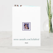 Vrede ter wereld en in onze harten feestdagen kaart (Achterkant)