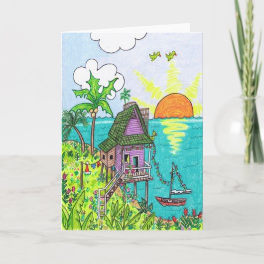 Vrede ter wereld feestdagen kaart (Voorkant)