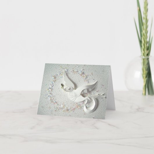 "Vrede ter wereld " Feestdagen Kaart (Voorkant)