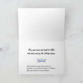 Vrede ter wereld feestdagen kaart (Binnen)