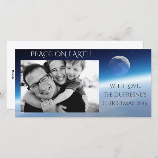 Vrede ter wereld feestdagenkaart (Voorkant / Achterkant)