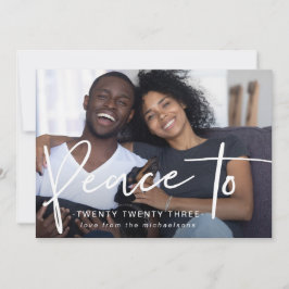 Vrede tot drieëntwintig Nieuwjaar Foto