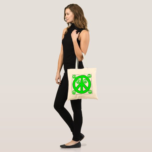 vrede tote bag (Voorkant (model))