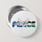Vrede tussen Israël en Palestina Ronde Button 7,6 Cm (Voorkant /achterkant)