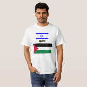 VREDE TUSSEN ISRAËL EN PALESTINA T-SHIRT (Voorkant volledig)