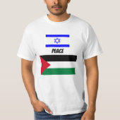 VREDE TUSSEN ISRAËL EN PALESTINA T-SHIRT (Voorkant)