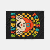 Vrede uit 100 dagen van school leraar student ogen fleece deken (Voorkant (Horizontaal))