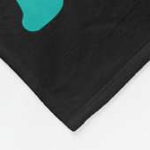 Vrede uit 100 dagen van school leraar student ogen fleece deken (Hoek)