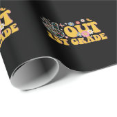 Vrede uit 1e klas Groovy Laatste dag van de school Cadeaupapier (Rol Hoek)