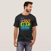 Vrede uit 1e klasse kleurstof Afstuderen klasse 20 T-shirt (Voorkant volledig)