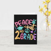 Vrede uit 2de klas Dag Dag Dag Dag Dag School Hall Kaart (Gele Bloem)