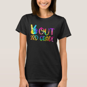 Vrede Uit 3e Klas Laatste Dag Van School Tie Dye T-shirt