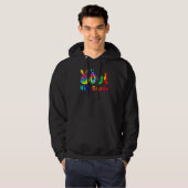Vrede uit 4e graads Afstuderen vorige dag Hoodie (Voorkant volledig)