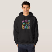 Vrede uit 5de graad Dag Dag Dag Dag Dag School Hal Hoodie (Voorkant volledig)