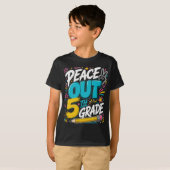 Vrede Uit 5e Klas, Afstudeercadeau T-shirt (Voorkant volledig)