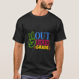 Vrede Uit 5e Klas Laatste Schooldag Leraar Vijf T-shirt
