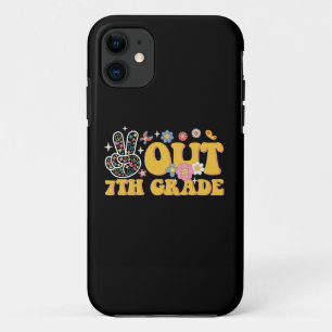 Vrede uit 7e klas Groovy Laatste dag van de school Case-Mate iPhone Case