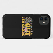 Vrede uit 7e klas Groovy Laatste dag van de school Case-Mate iPhone Case (Achterkant (horizontaal))