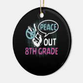 Vrede uit 8e graad keramisch ornament (Links)