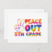 Vrede uit achtste graad das verf laatste dag 8e gr briefkaart (Voorkant / Achterkant)