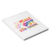 Vrede uit achtste graad das verf laatste dag 8e gr notitieblok (Schuin)